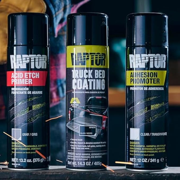 RAPTOR ETCH PRIMER 1K AEROSOL UP5023 13.2 OZ, GRAY - Image 2